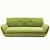 Flexible Fabric Sofa: Egoitaliano YUKI 3D model small image 1