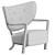 Serene Simplicity: Wulff ATD2 Lounge Chair 3D model small image 4