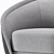 Gubi Revers Accent Chair: Modern Elegance for Your Living Space 3D model small image 2