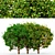 Seasonal Tree Collection: 3 Variations 3D model small image 1