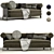 Minotti Mattia Seating System: Versatile Design & High-Quality Materials 3D model small image 2