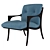 Selva Bridge Armchair: Stylish and Comfortable 3D model small image 3