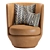 Luxury Leather Armchair 3D model small image 6