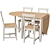 Gamleby Dining Set - Antique & Grey 3D model small image 1