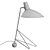 Vintage-inspired Tripod Table Lamp 3D model small image 3