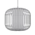 Natural Bamboo Pendant Light 3D model small image 2