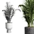 Concrete Palm Tree Vase: Indoor Plant 63 Pot 3D model small image 2