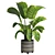 Handmade Pottery Indoor Plant Vase 3D model small image 1