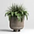 Handmade Pottery Plant Vase 3D model small image 2