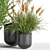 Green Oasis Indoor Plant Set 3D model small image 2