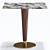 Atlanta Marble-Top Wooden Table 3D model small image 3