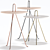 Sleek Oak Table: Tipi by Objekto 3D model small image 1