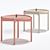 Aggy Pastel Pink Table: Stylish, Functional, and Vibrant 3D model small image 2