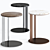 Sleek Italian Design: Vibieffe 9500 - 17 Small Table 3D model small image 1