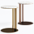 Sleek Italian Design: Vibieffe 9500 - 17 Small Table 3D model small image 3