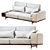 Elegant PORADA Argo Sofa 3D model small image 9