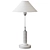 Elegant Steel and Marble Table Lamp 3D model small image 2