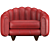 PEARL Armchair: Elegant and Timeless 3D model small image 2