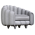 PEARL Armchair: Elegant and Timeless 3D model small image 4
