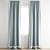 Premium Polygonal Curtain Model 3D model small image 1