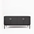 Sleek Alto Sideboard with Customizable Dimensions 3D model small image 2