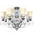 Versace Country Chandelier 3D model small image 1