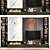 204 TV Wall Unit: Stylish Space-Saving Solution 3D model small image 1