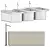 MARSIGLIA Bathtub: Compact, Stylish, and Functional 3D model small image 5