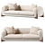 Elegant Porada Sofabed 3D model small image 1