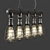 Industrial Pipe Hanging Ceiling Light - Pascalle 3D model small image 2
