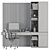 Elegant Workplace Solution: Home Office 23 3D model small image 4