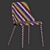 Break Bross Dining Chair-2012 3D model small image 5