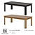 Franklin Coffee Table | Elegant and Functional 3D model small image 1