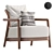 FLEXFORM ALISON Armchair 3D model small image 1