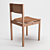 Timeless Wood Chair 3D model small image 3