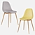 Elegant Santyago Chair: Stylish and Comfortable 3D model small image 3
