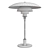 Elegant Glass Table Lamp 3D model small image 2