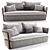 Luxury Porada Arena Sofa 3D model small image 1