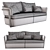 Luxury Porada Arena Sofa 3D model small image 4