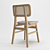 Elegant Vicky Chair: French-Inspired Comfort 3D model small image 4