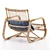 Austen Black Rattan Outdoor Armchair 3D model small image 6