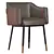 Carter Modern Dining Armchair 3D model small image 3