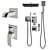 Gappo Shower Set: G7107-20 3D model small image 7