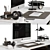 Modern Office Furniture Set 3D model small image 2