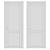 Volhovec NEO 3-Door Set: Contemporary Elegance 3D model small image 2