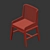 Vista Outdoor Side Chair: Stylish and Durable Seating 3D model small image 4