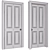 Timeless Entry Door - Classic Elegance 3D model small image 5