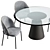 Rock Table Dijon | Dijon Chair: Stylish & Comfortable 3D model small image 3