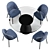 Rock Table Dijon | Dijon Chair: Stylish & Comfortable 3D model small image 5