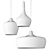 Elegant GOLDIE Ceramic Pendant Lamp 3D model small image 3